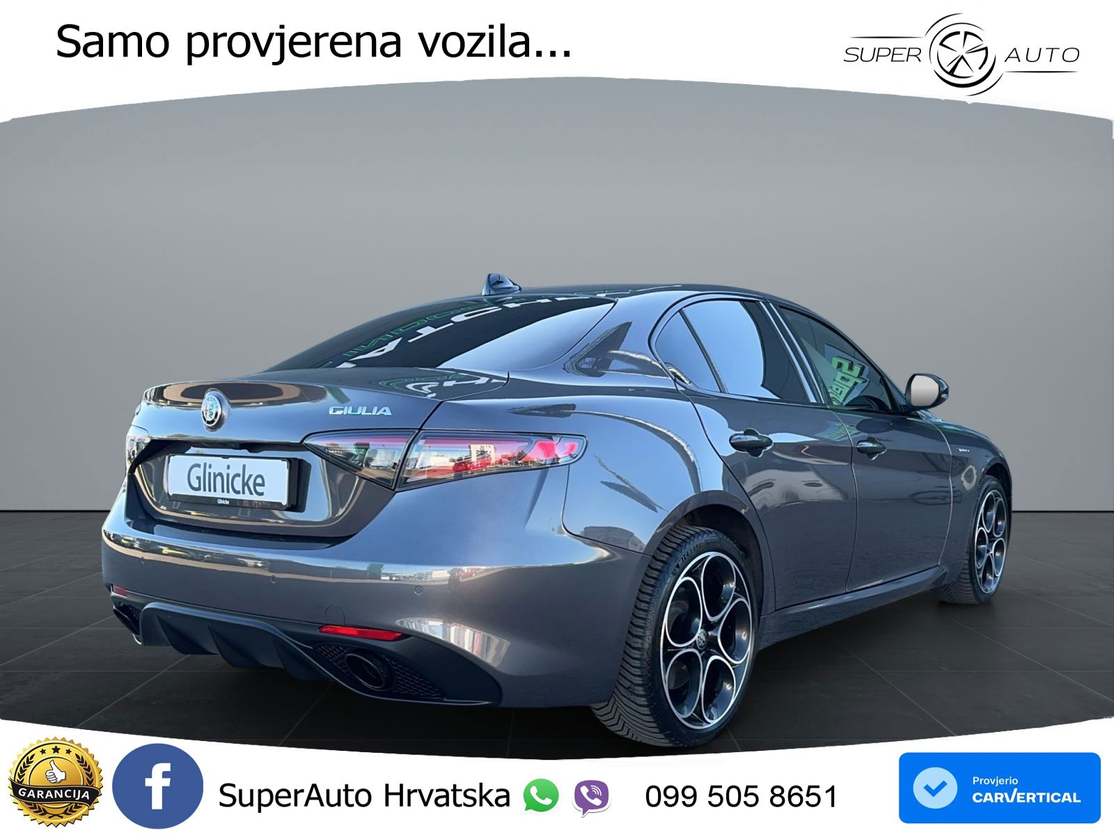 Alfa Romeo Giulia 2.0 Turbo (280 KS) Q4 Automatic LED+GR SJED+ACC