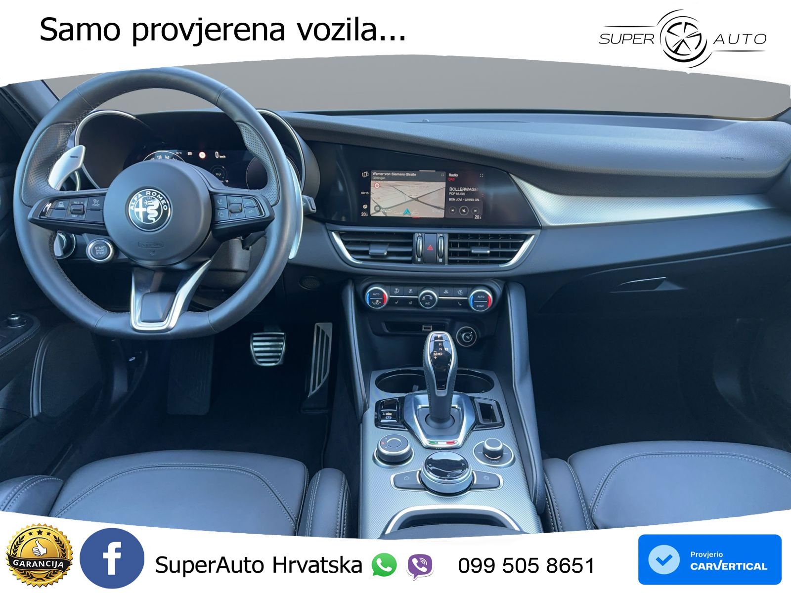 Alfa Romeo Giulia 2.0 Turbo (280 KS) Q4 Automatic LED+GR SJED+ACC