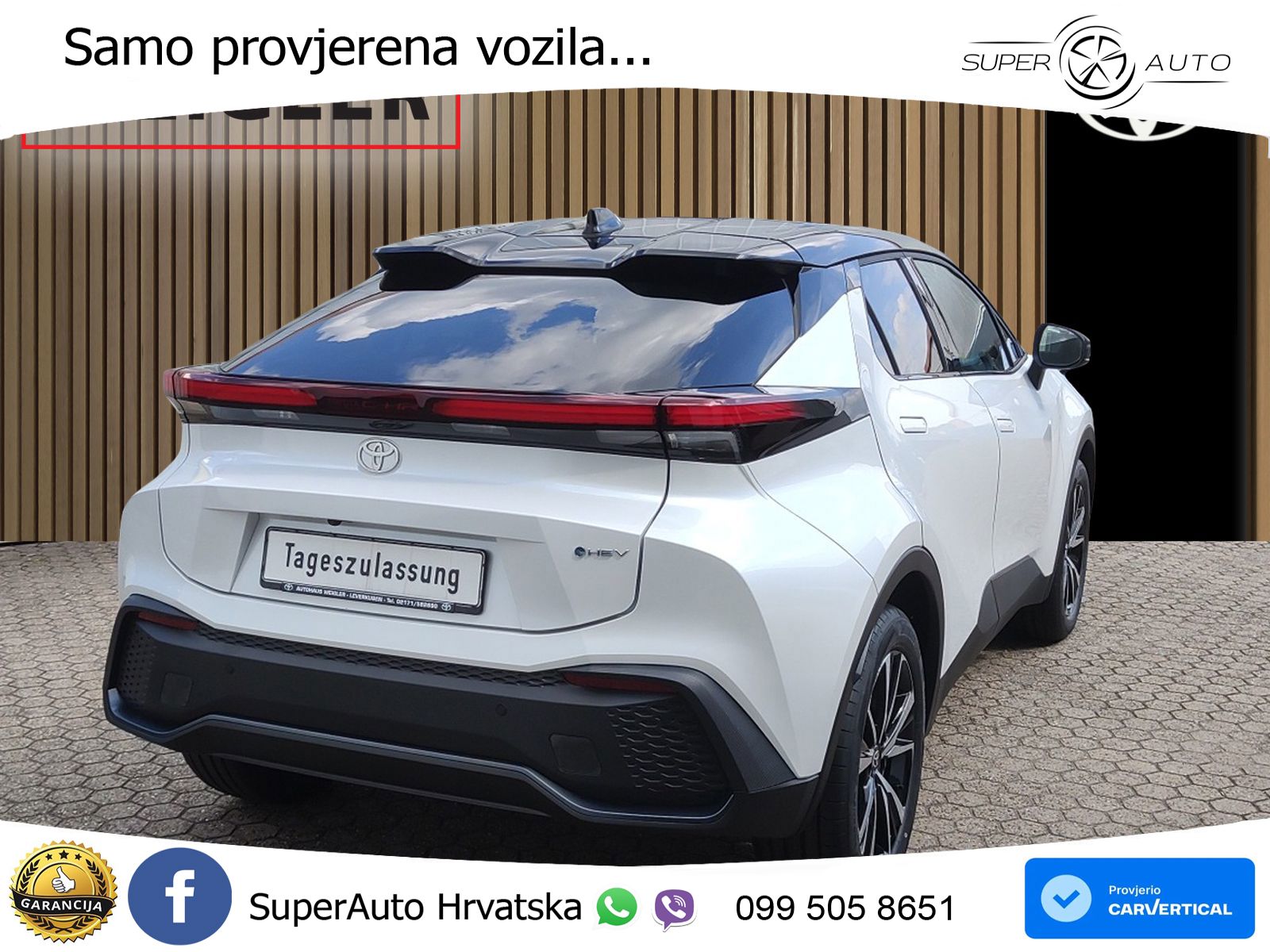 Toyota C-HR 2.0 (198 KS) Hybrid e-CVT Teamplayer LED+GR SJED+ACC
