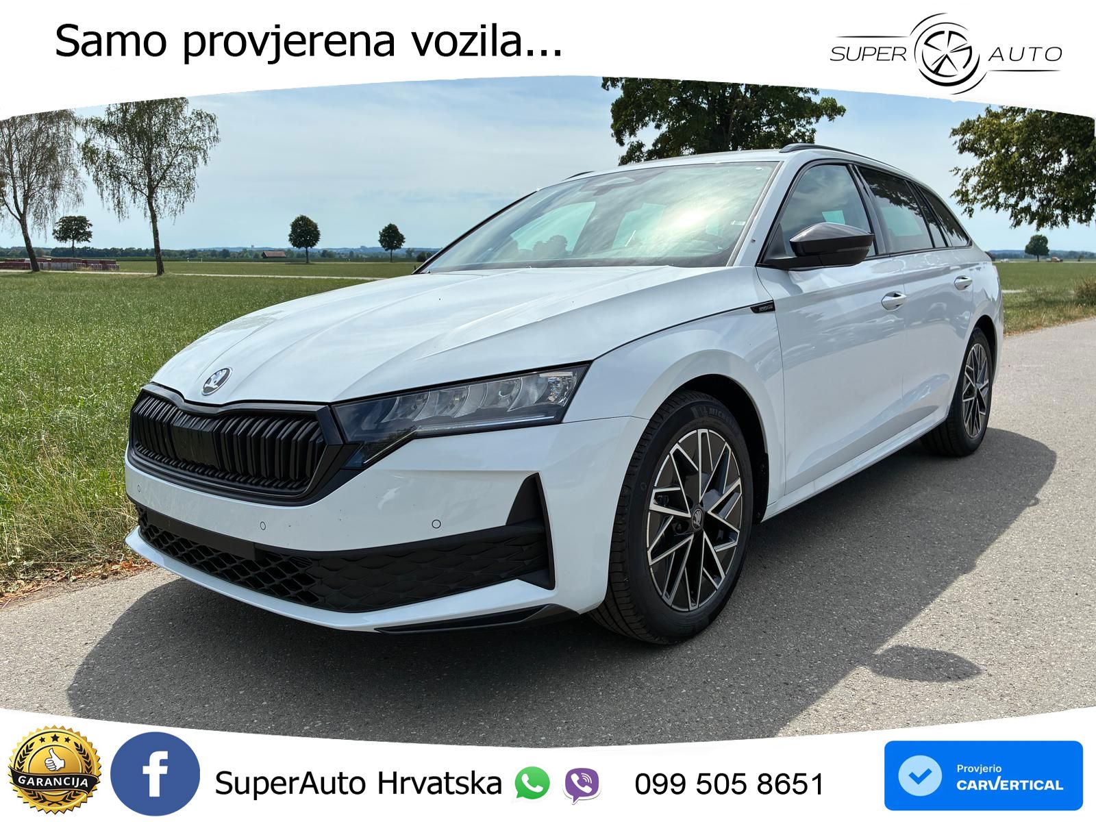 Škoda Octavia Combi 2.0 TDI (150 KS) DSG SportLine LED+GR SJED+ACC