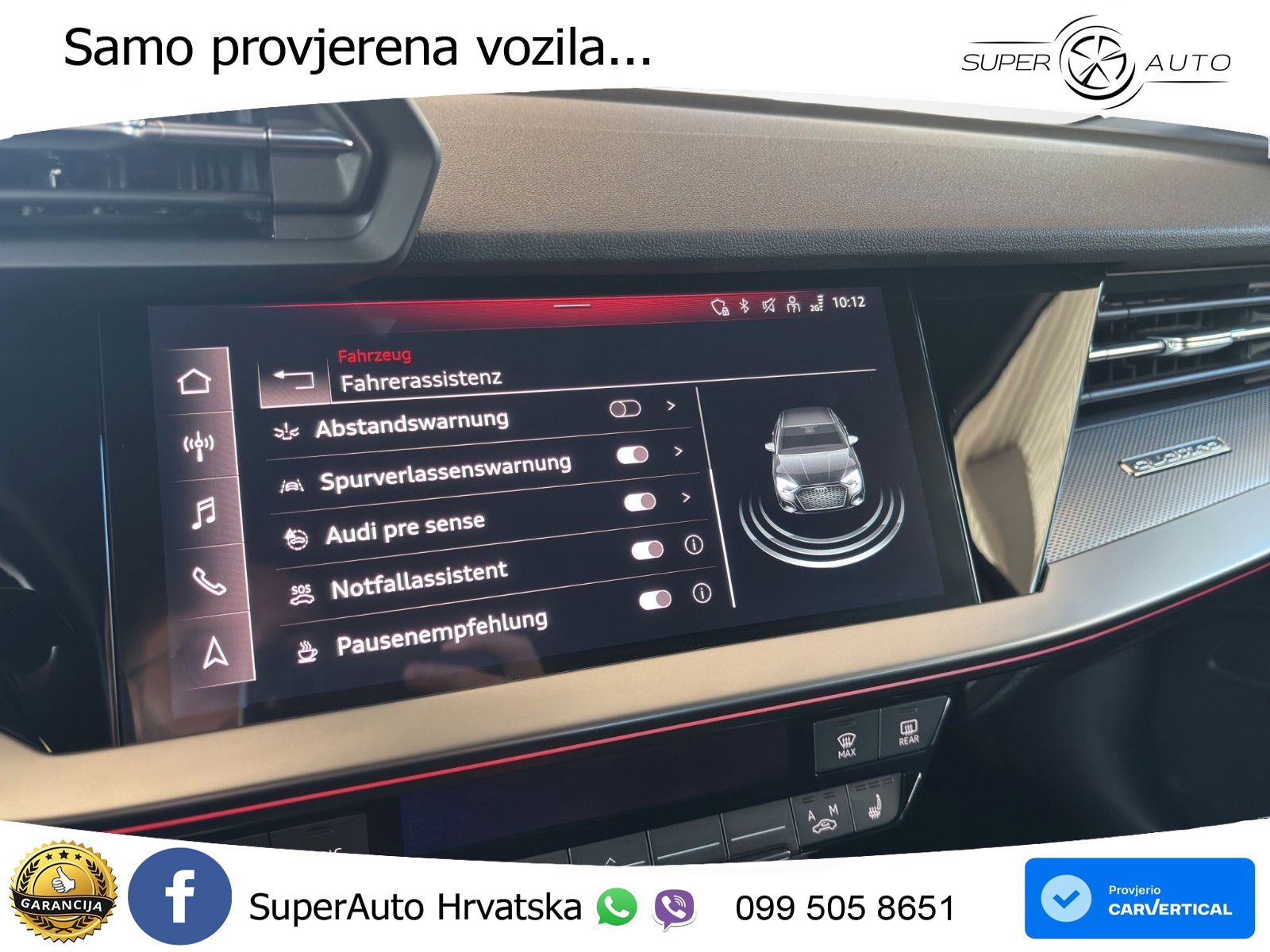 Audi A3 Limuzina 40 TFSI (190 KS) quattro S tronic S line LED+GR SJED+ACC
