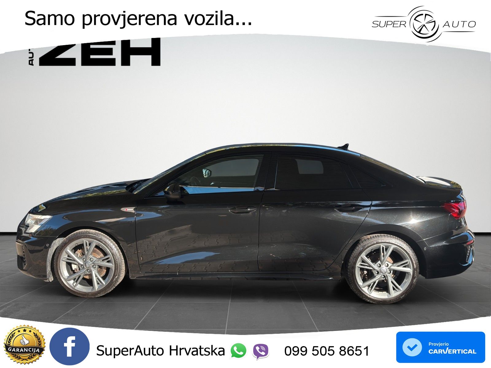 Audi A3 Limuzina 40 TFSI (190 KS) quattro S tronic S line LED+GR SJED+ACC