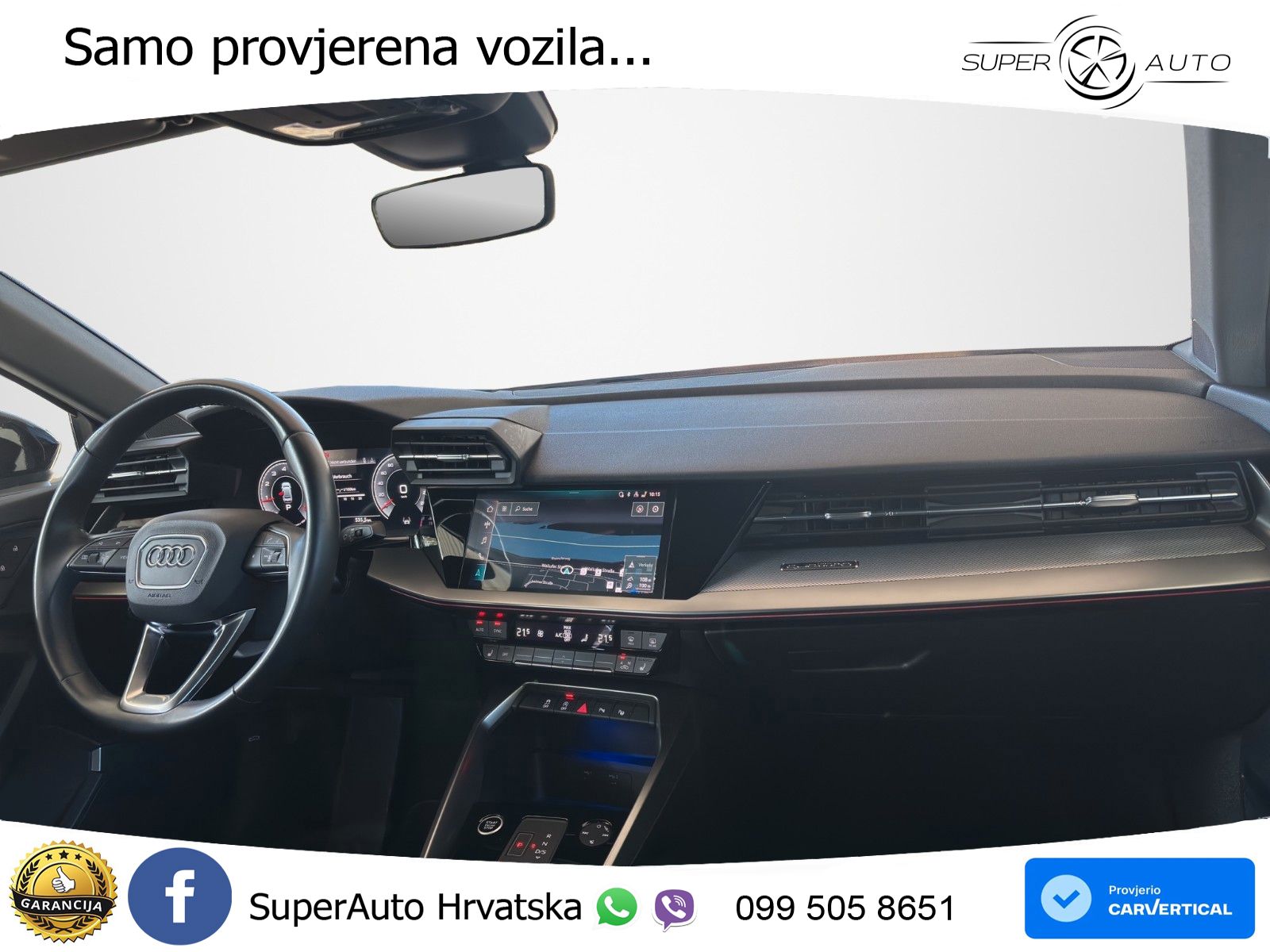 Audi A3 Limuzina 40 TFSI (190 KS) quattro S tronic S line LED+GR SJED+ACC
