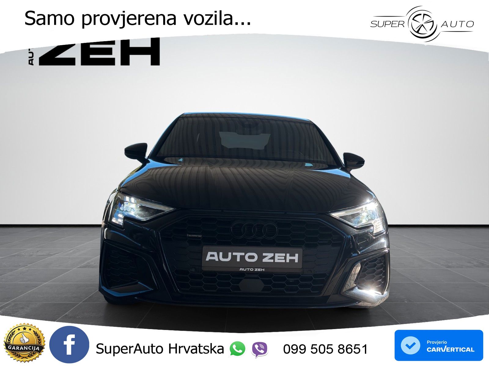 Audi A3 Limuzina 40 TFSI (190 KS) quattro S tronic S line LED+GR SJED+ACC