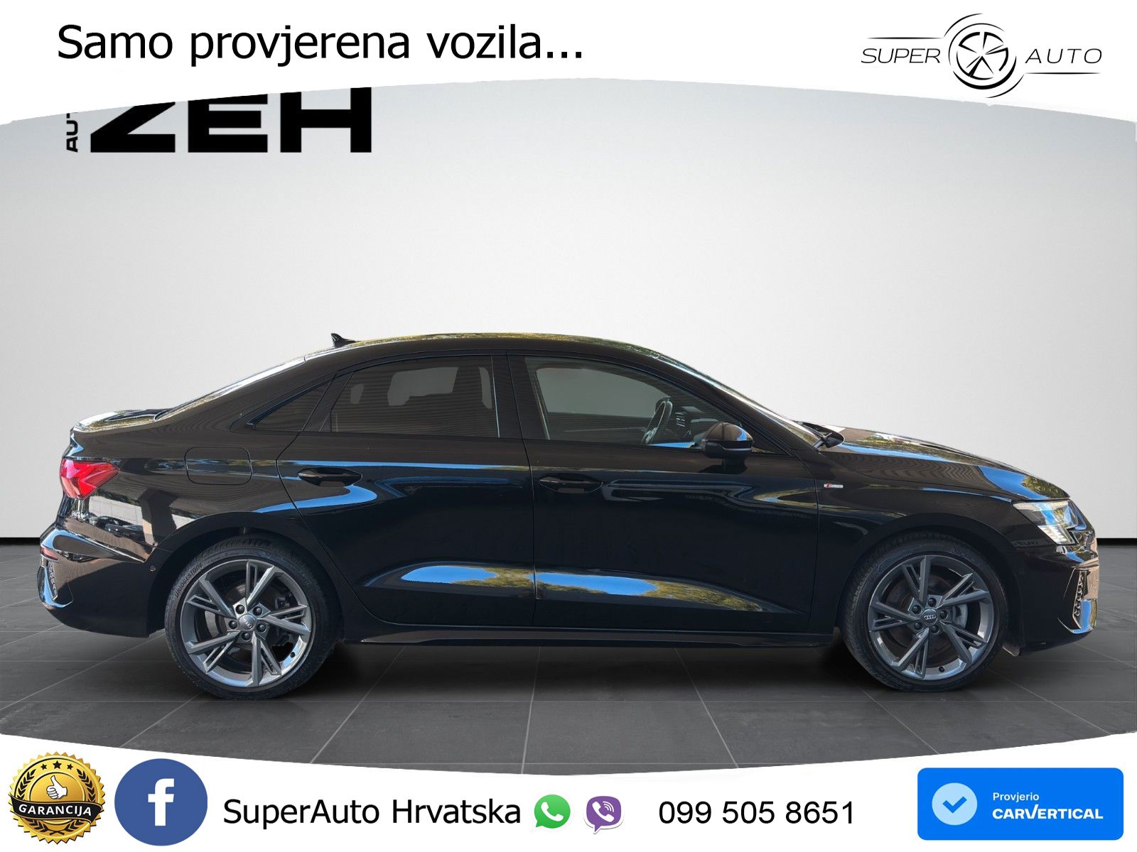 Audi A3 Limuzina 40 TFSI (190 KS) quattro S tronic S line LED+GR SJED+ACC