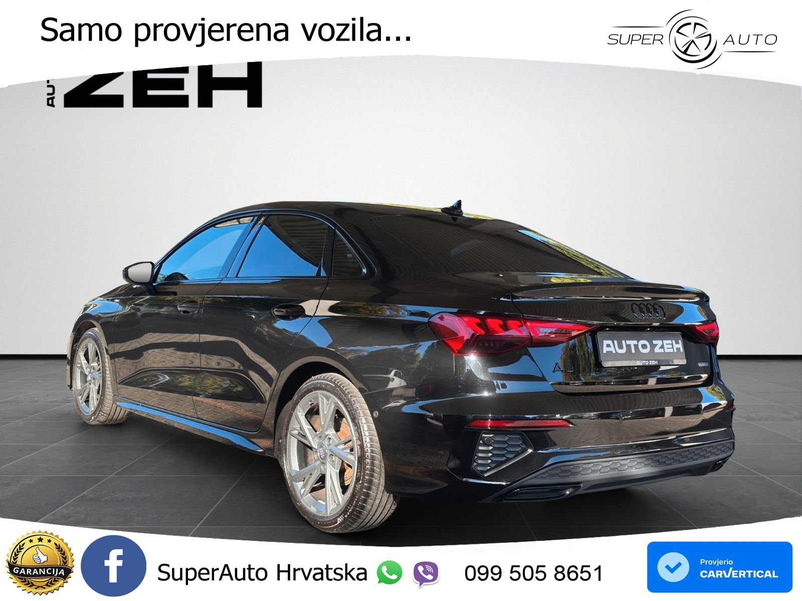 Audi A3 Limuzina 40 TFSI (190 KS) quattro S tronic S line LED+GR SJED+ACC