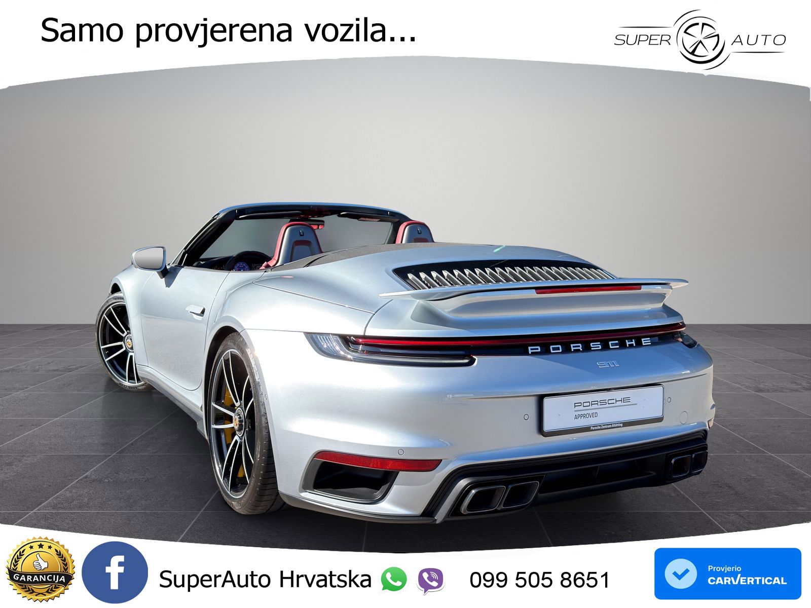 Porsche 911 Turbo S Cabriolet 3.8 (650 KS) PDK LED+GR SJED+ACC