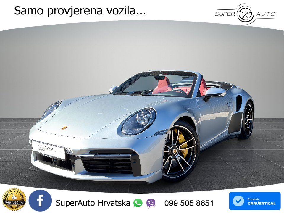 Porsche 911 Turbo S Cabriolet 3.8 (650 KS) PDK LED+GR SJED+ACC