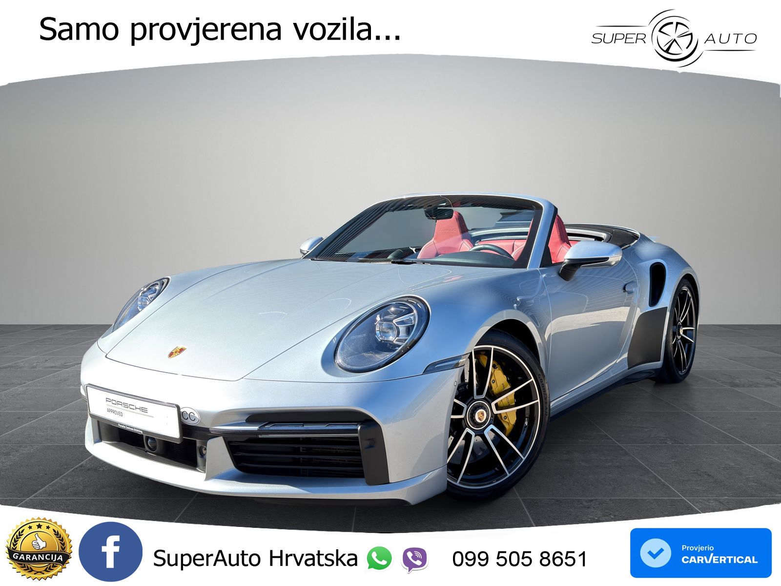 Porsche 911 Turbo S Cabriolet 3.8 (650 KS) PDK LED+GR SJED+ACC