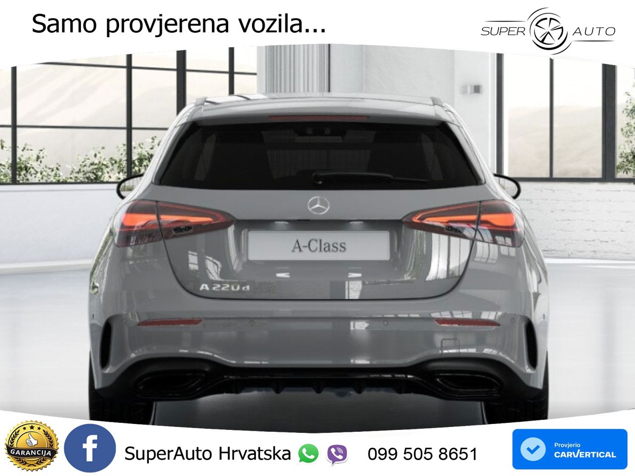 Mercedes-Benz A 220d 8G-DCT AMG ACC+GR SJED+360+PANO