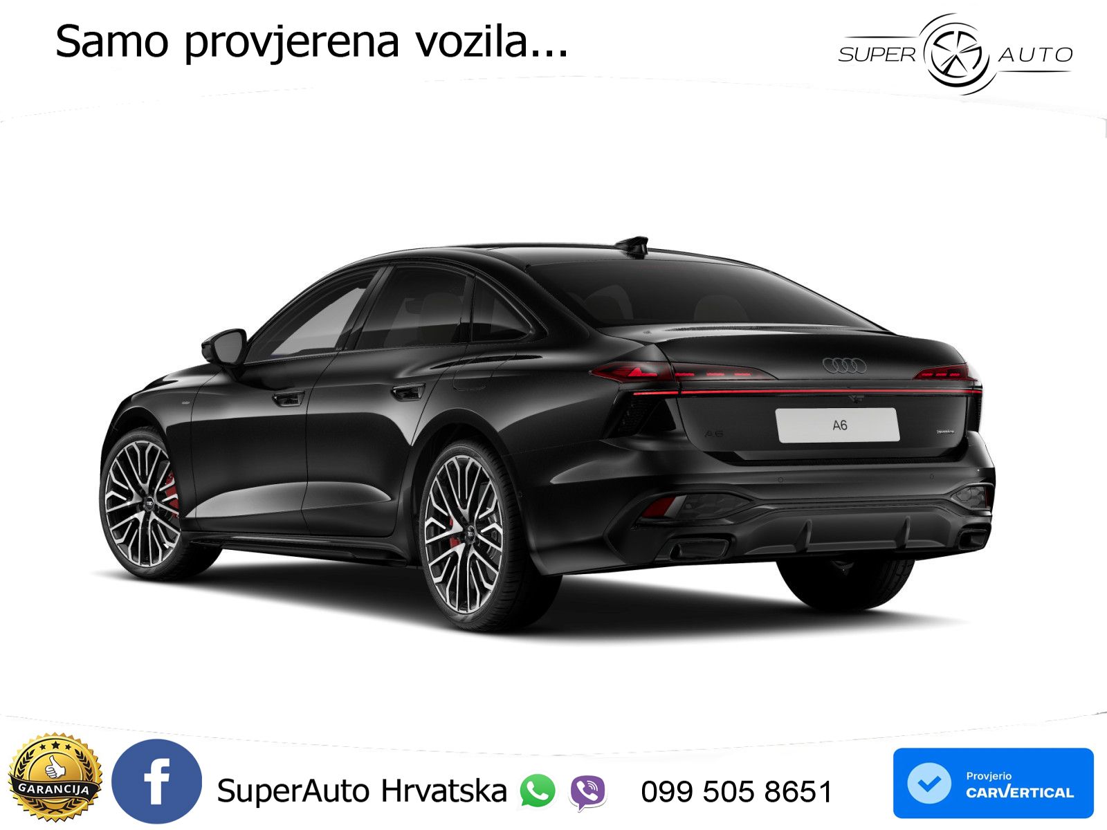 Audi A6 3.0 TFSI V6 (367 KS) quattro S tronic S line LED+GR SJED+ACC