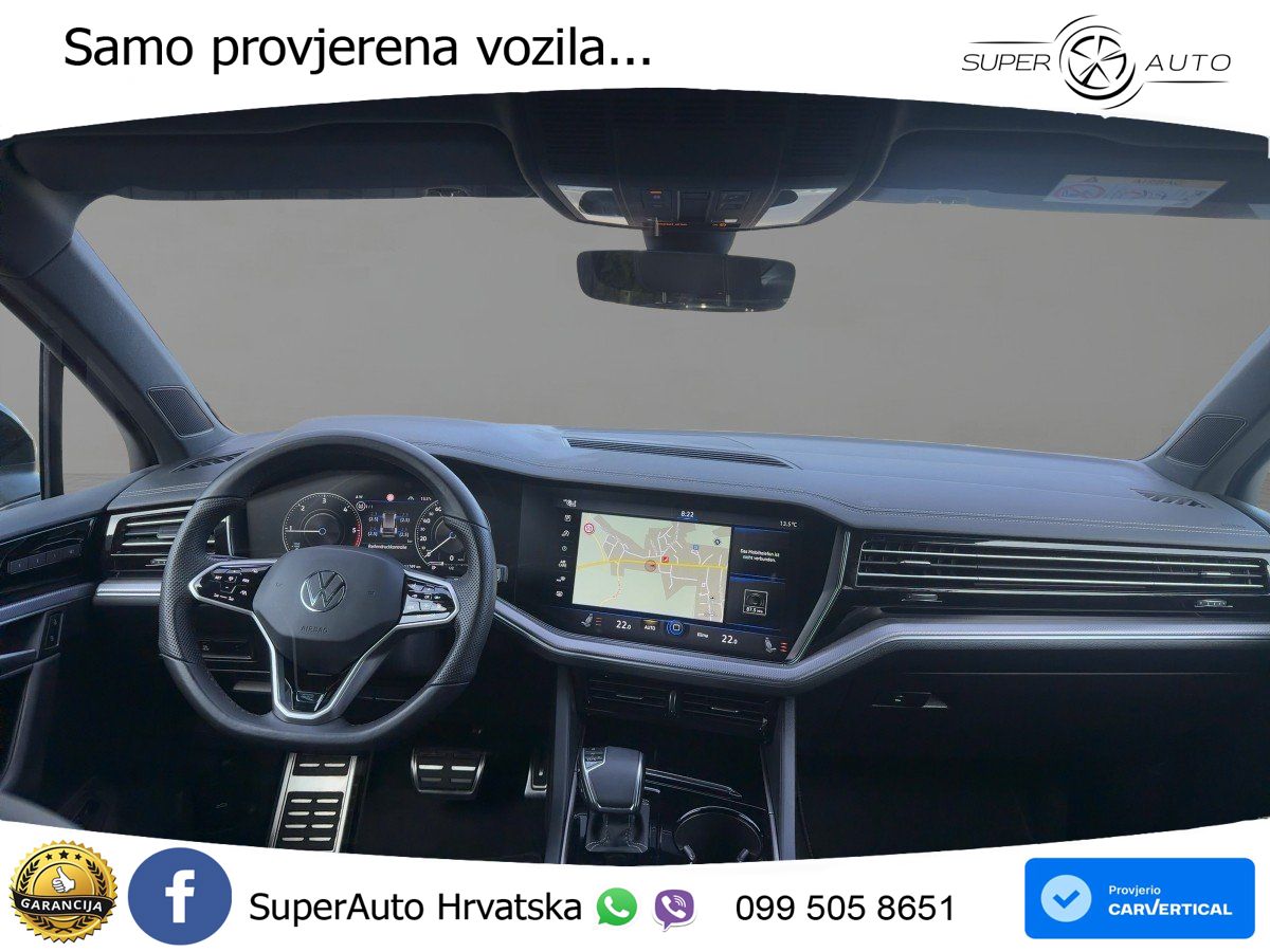 Volkswagen Touareg 3.0 V6 TDI (231 KS) 4MOTION Tiptronic R-Line ZRAČNI+ACC+GR SJED+KAM