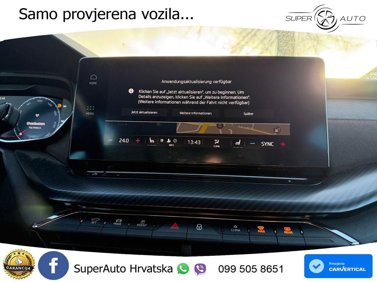 Škoda Octavia Combi RS 2.0 TDI (200 KS) DSG MATRIX+GR SJED+KAM