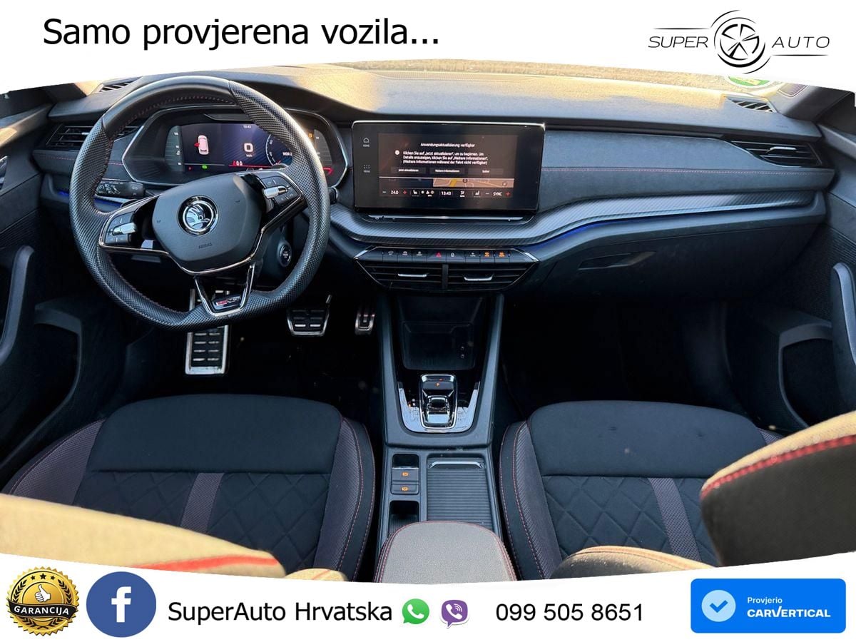 Škoda Octavia Combi RS 2.0 TDI (200 KS) DSG MATRIX+GR SJED+KAM