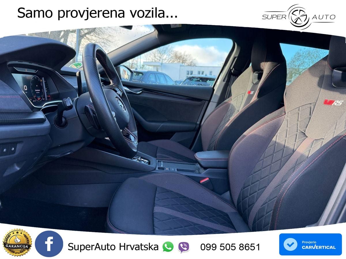 Škoda Octavia Combi RS 2.0 TDI (200 KS) DSG MATRIX+GR SJED+KAM