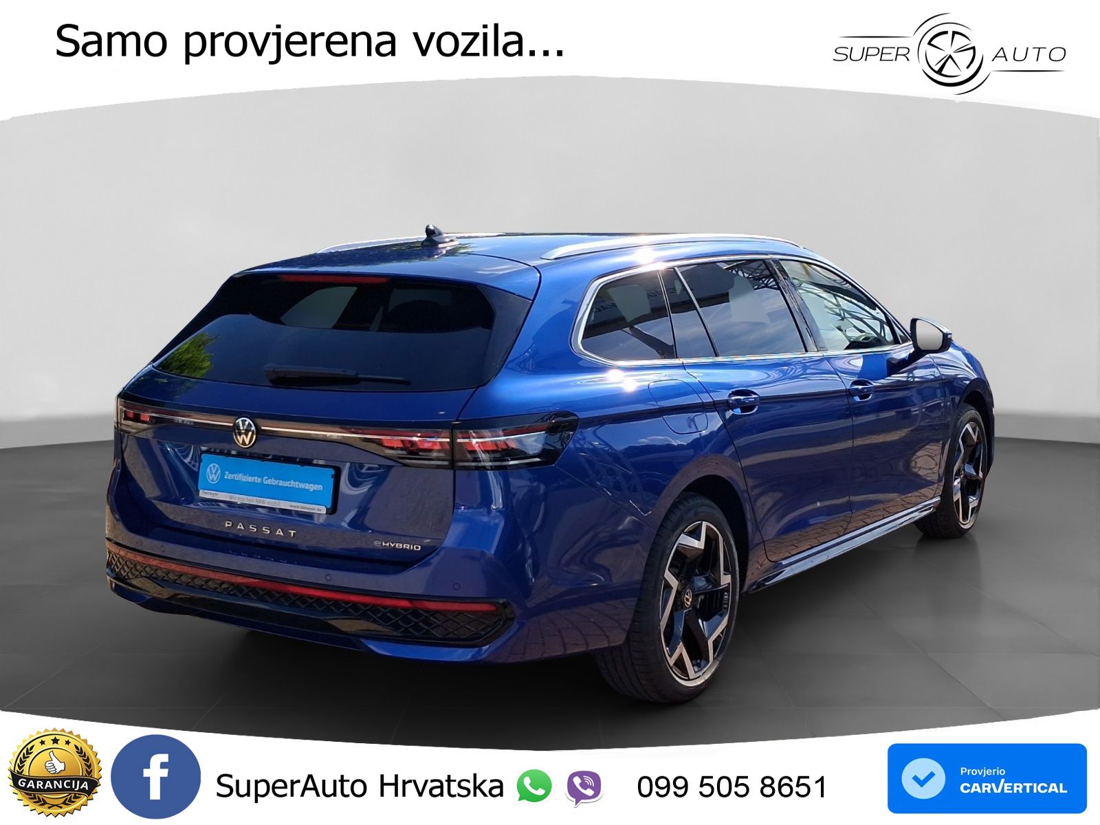 Volkswagen Passat Variant 1.5 TSI (272 KS) eHybrid DSG R-Line LED+GR SJED+ACC