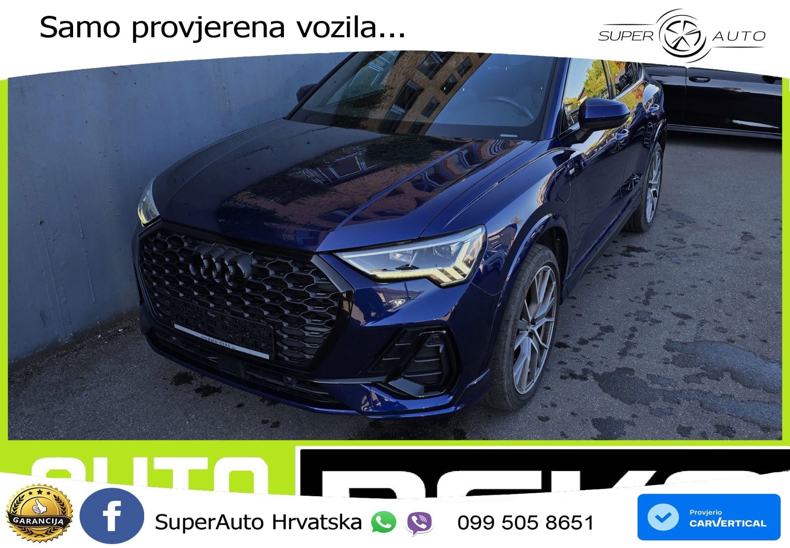 Audi Q3 Sportback 45 TFSIe (245 KS) S tronic S line