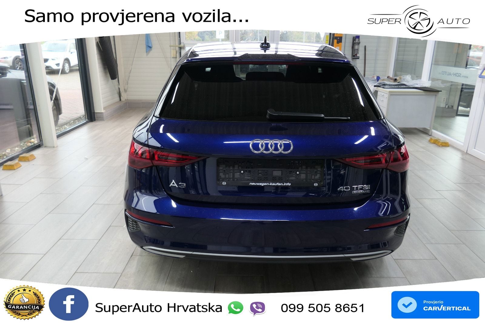 Audi A3 40 TFSI (190 KS) quattro S tronic advanced LED+GR SJED+ACC