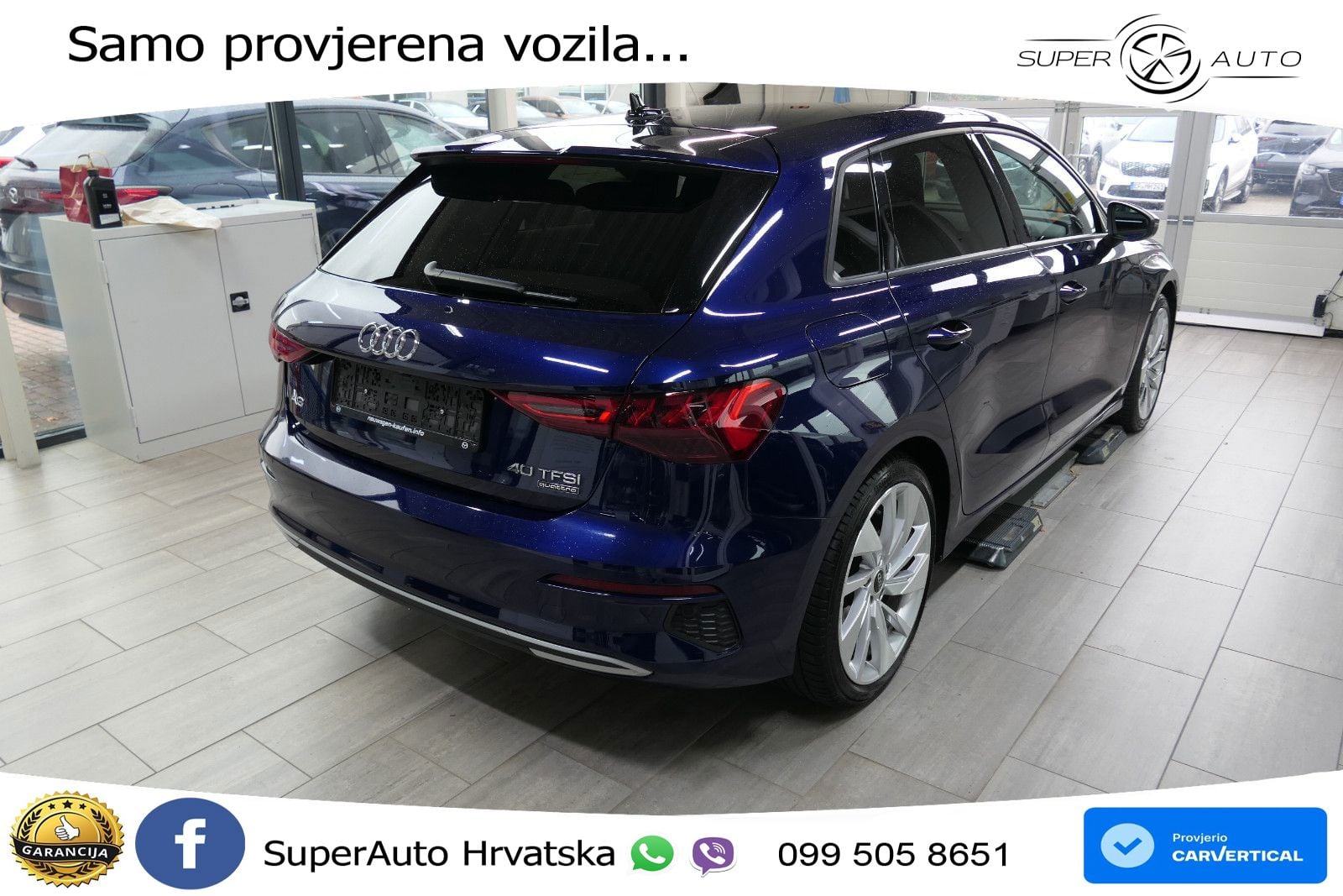 Audi A3 40 TFSI (190 KS) quattro S tronic advanced LED+GR SJED+ACC