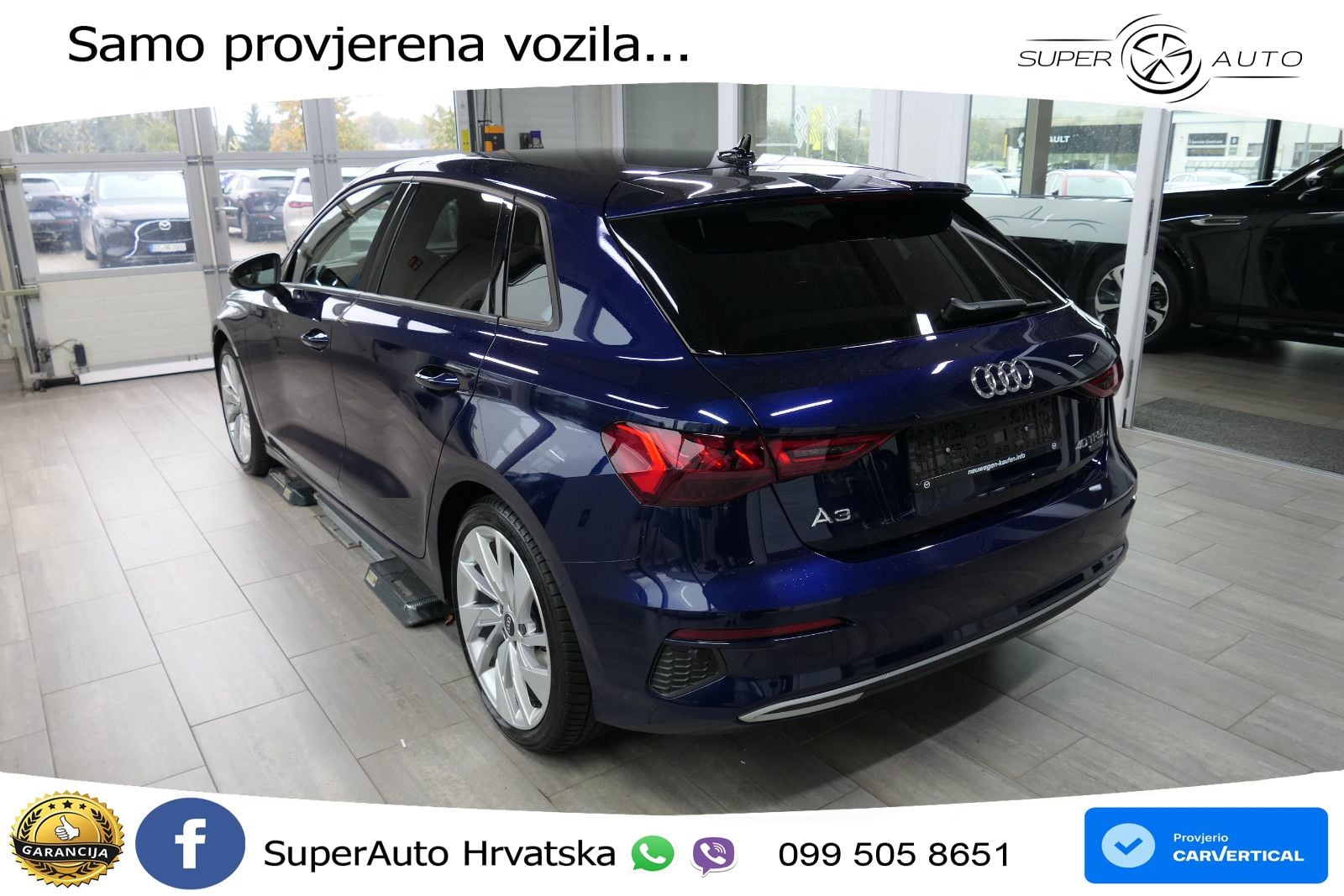 Audi A3 40 TFSI (190 KS) quattro S tronic advanced LED+GR SJED+ACC