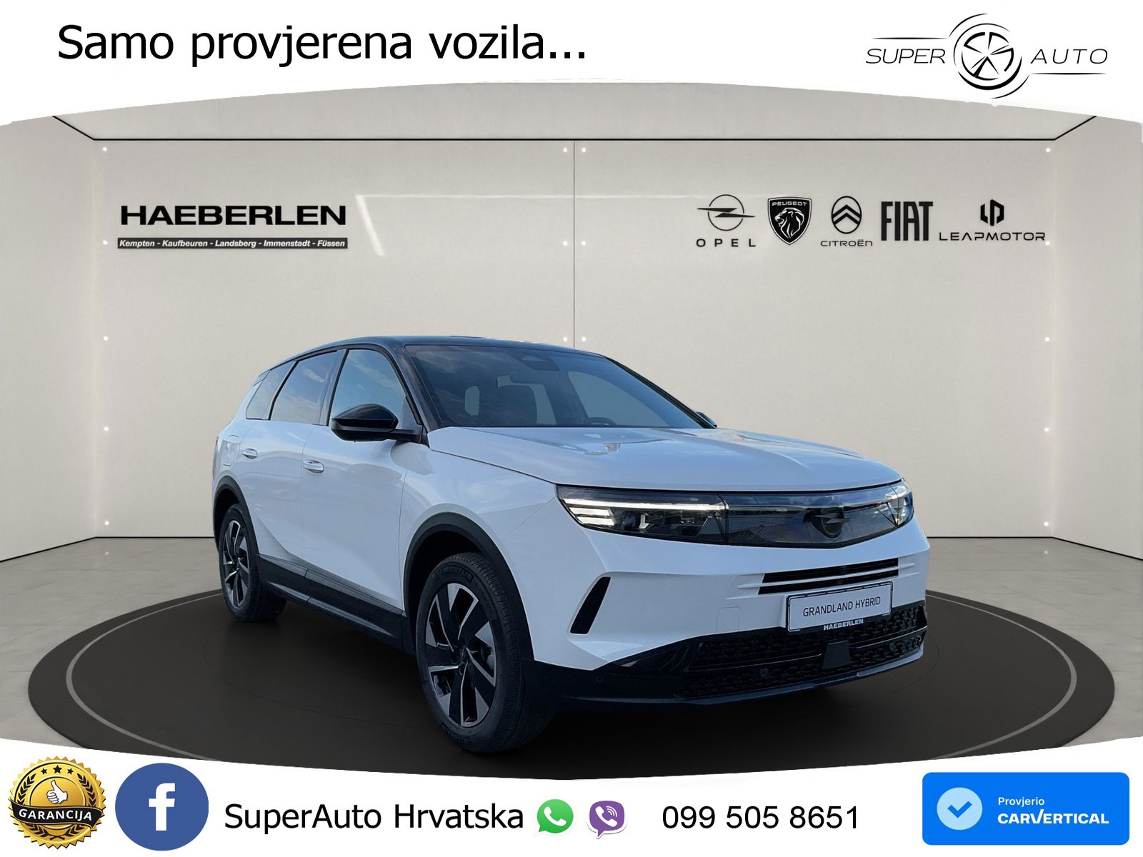 Opel Grandland 1.2 Turbo (145 KS) Hybrid eDCT GS LED+GR SJED+ACC