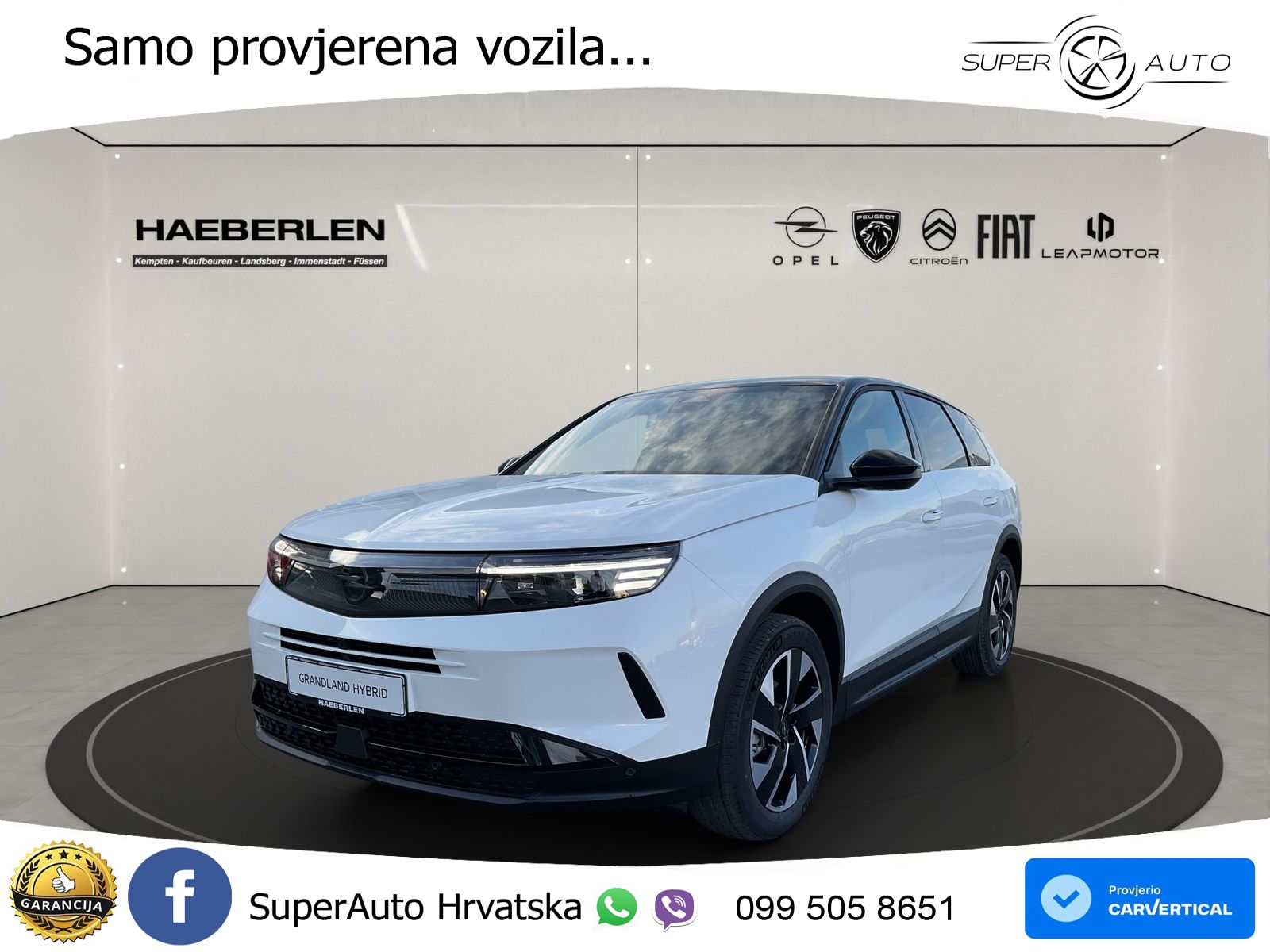 Opel Grandland 1.2 Turbo (145 KS) Hybrid eDCT GS LED+GR SJED+ACC