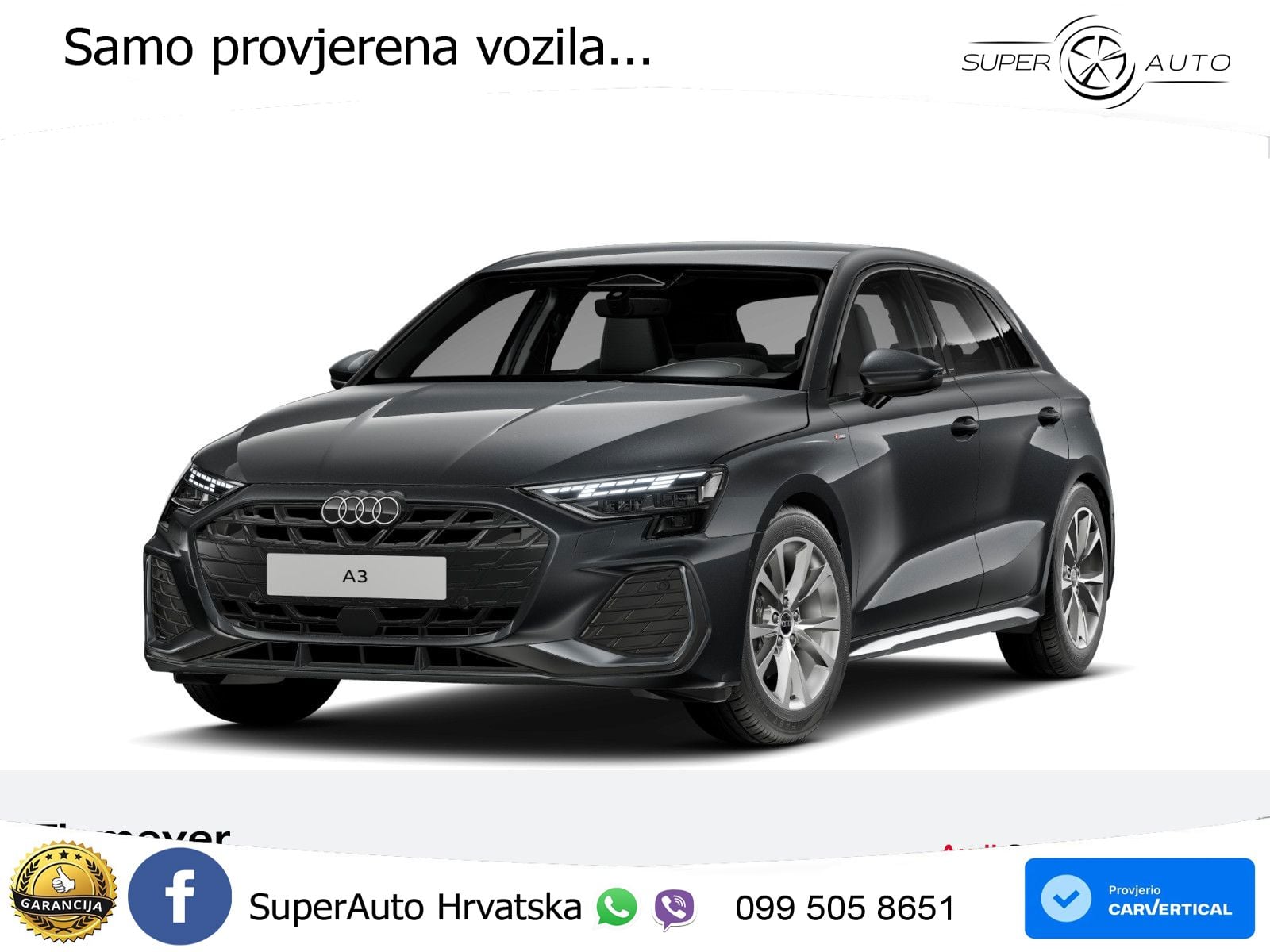 Audi A3 35 TFSI (150 KS) S tronic S line LED+GR SJED+ACC