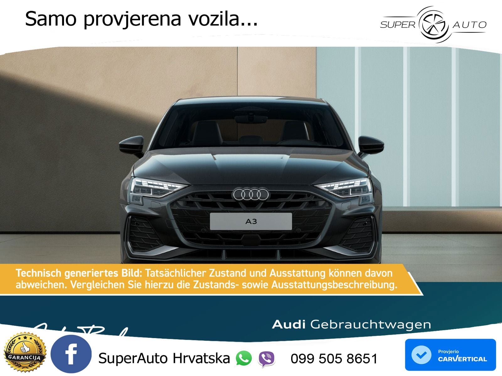 Audi A3 Limuzina 35 TFSI (150 KS) S tronic S line LED+GR SJED+ACC