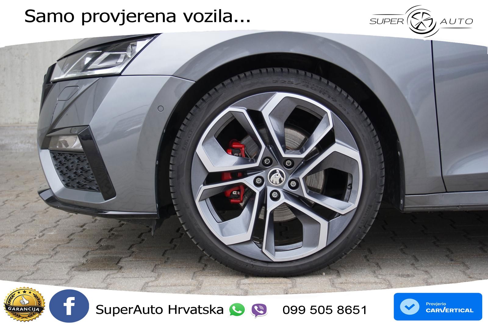 Škoda Octavia Combi RS 2.0 TDI (200 KS) DSG LED+GR SJED+ACC