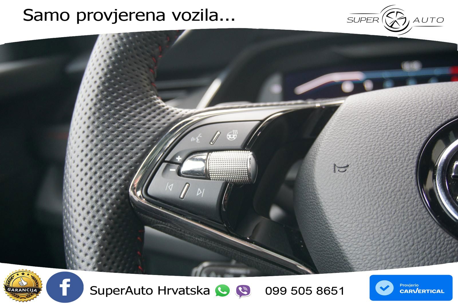 Škoda Octavia Combi RS 2.0 TDI (200 KS) DSG LED+GR SJED+ACC