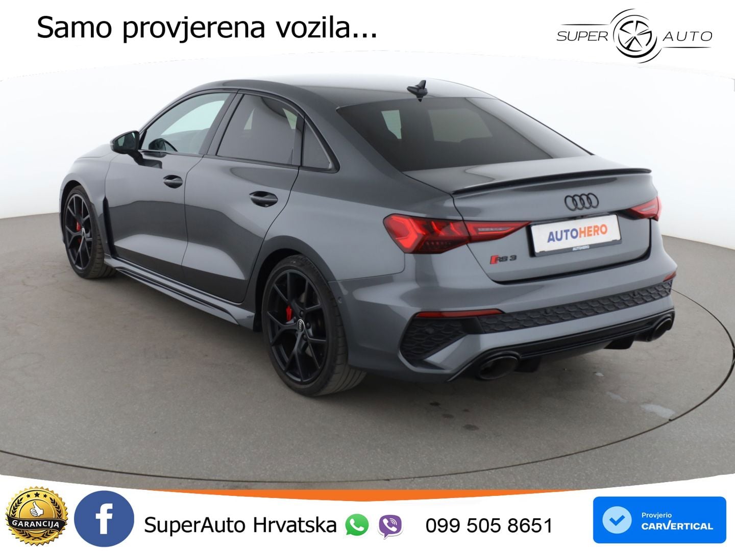 Audi RS3 Sedan 2.5 TFSI (400 KS) quattro S tronic LED+GR SJED+ACC