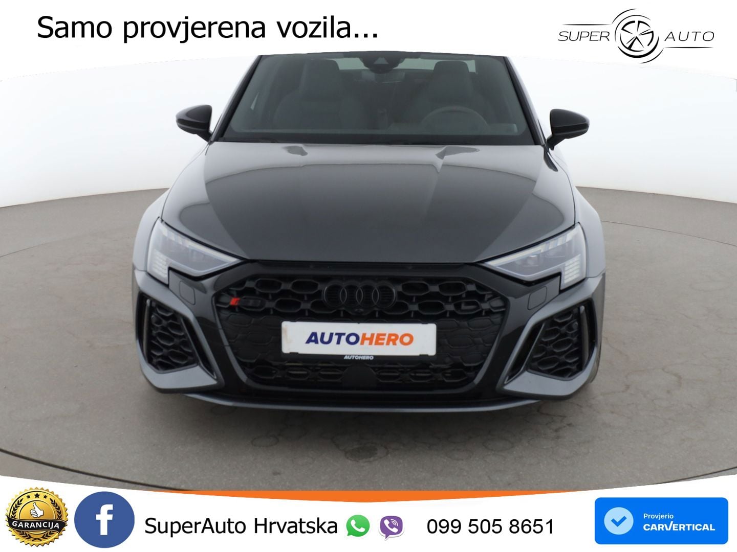 Audi RS3 Sedan 2.5 TFSI (400 KS) quattro S tronic LED+GR SJED+ACC