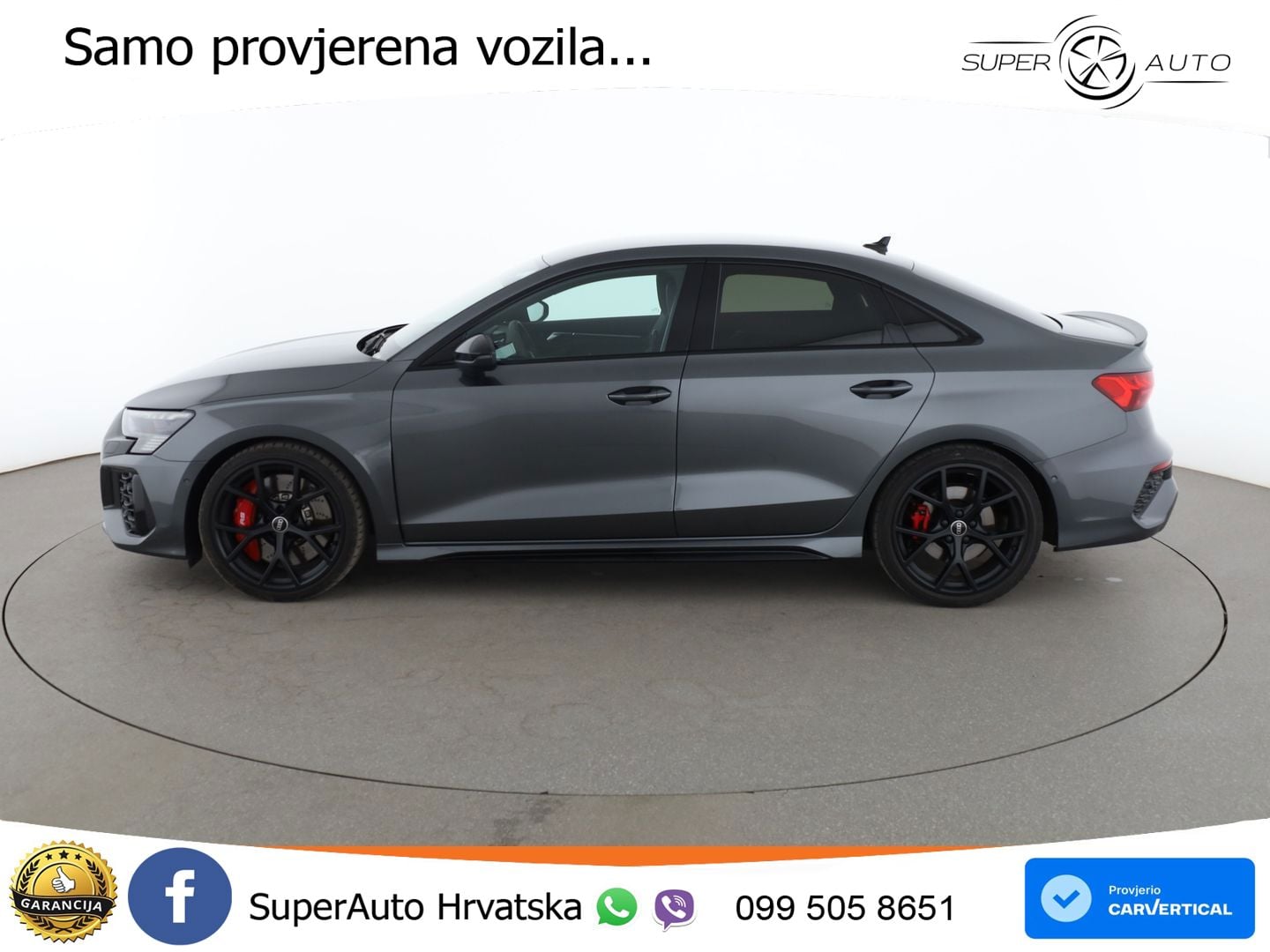 Audi RS3 Sedan 2.5 TFSI (400 KS) quattro S tronic LED+GR SJED+ACC