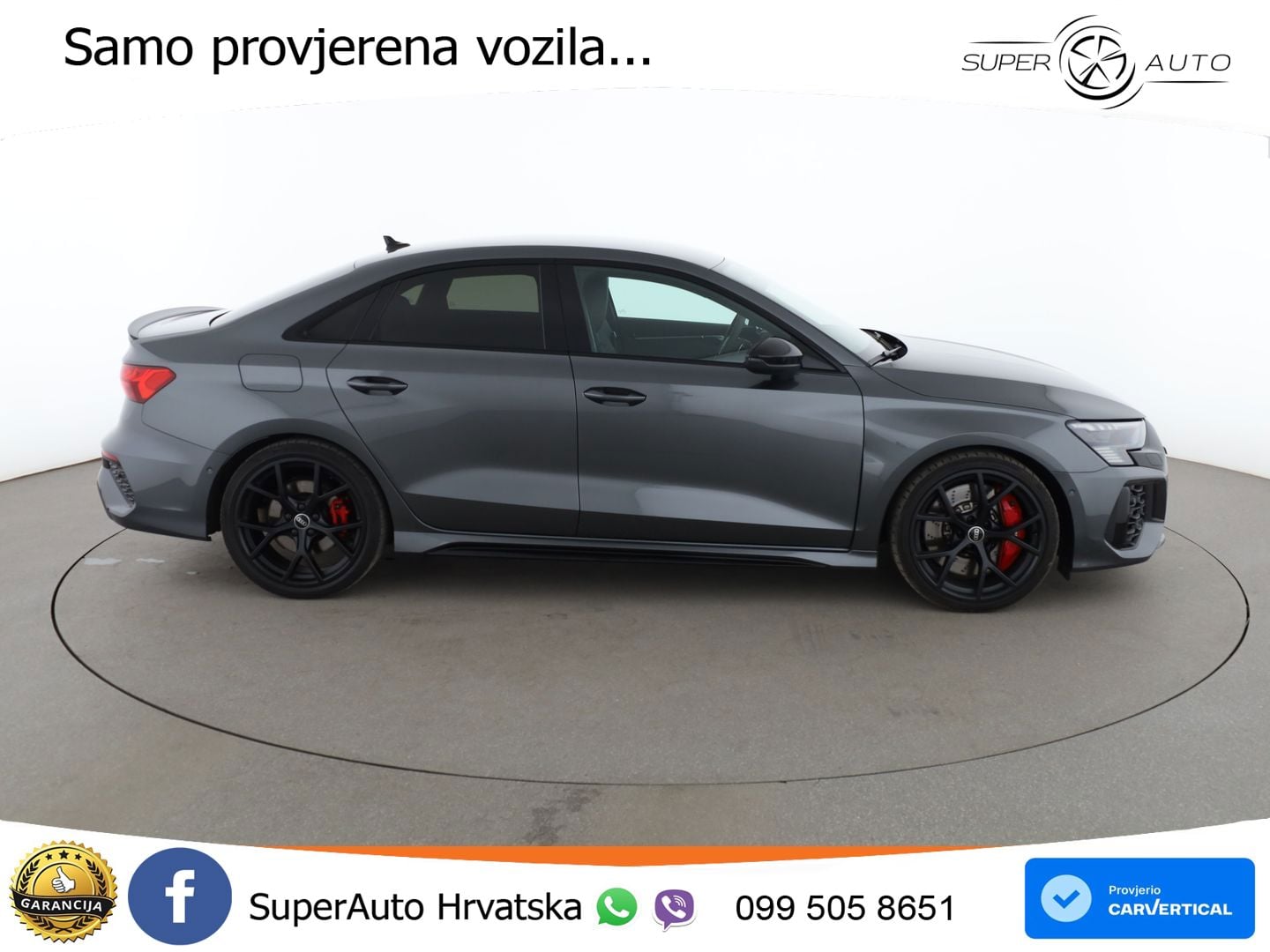 Audi RS3 Sedan 2.5 TFSI (400 KS) quattro S tronic LED+GR SJED+ACC