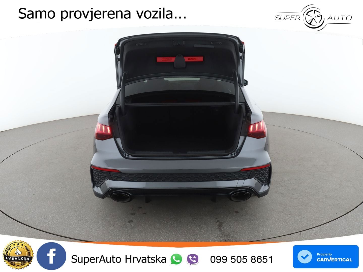 Audi RS3 Sedan 2.5 TFSI (400 KS) quattro S tronic LED+GR SJED+ACC