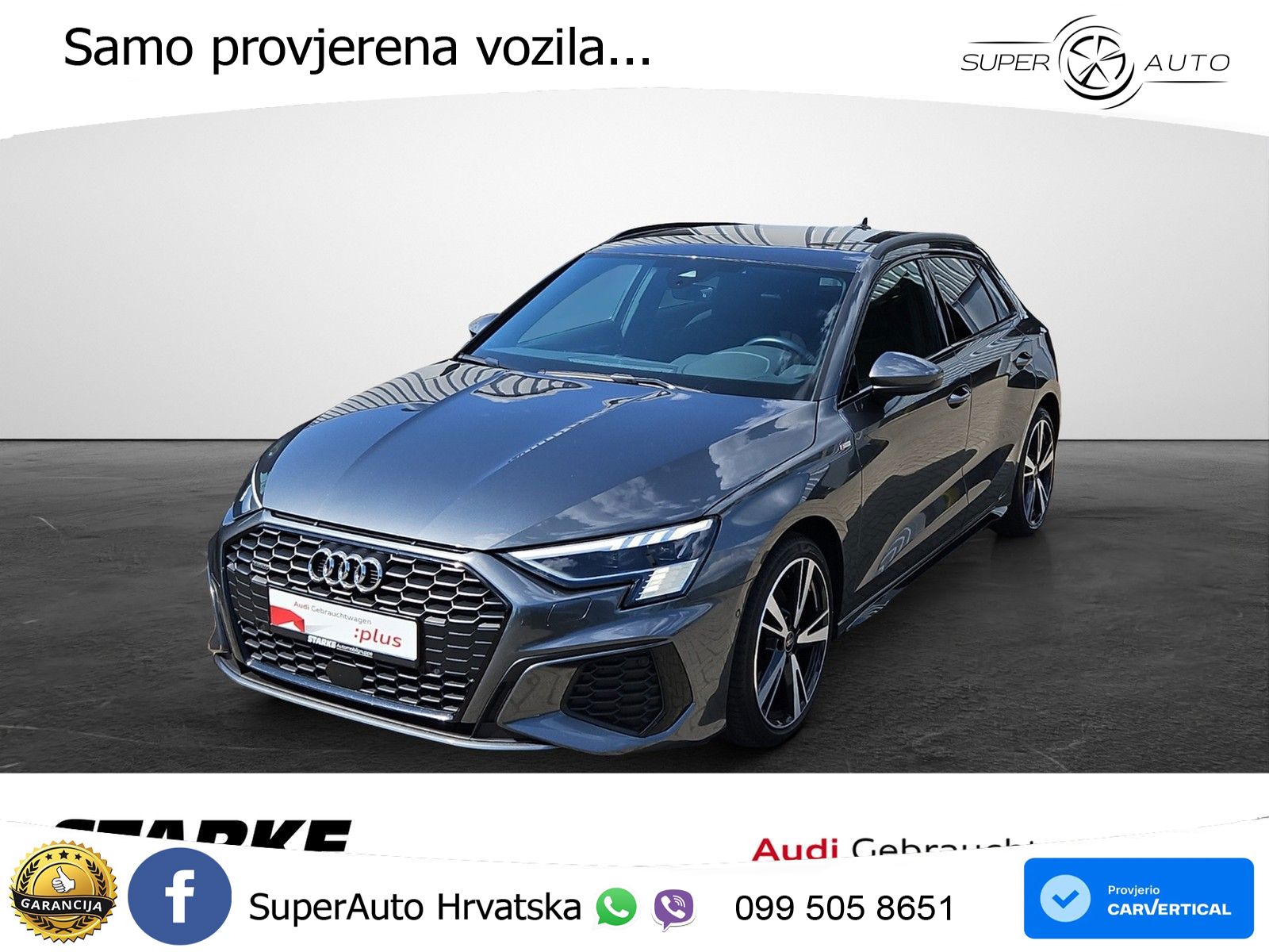 Audi A3 40 TDI (200 KS) quattro S tronic S line LED+GR SJED+ACC