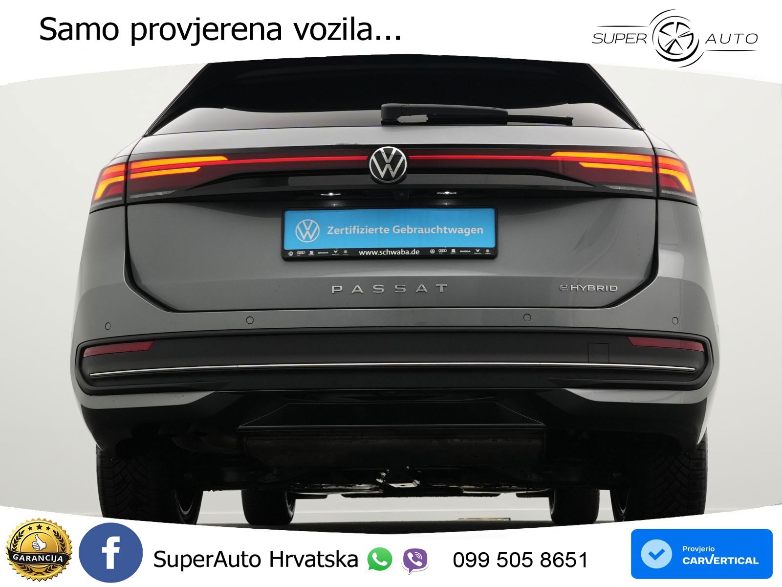 Volkswagen Passat Variant 1.5 TSI (204 KS) eHybrid DSG Business LED+GR SJED+ACC