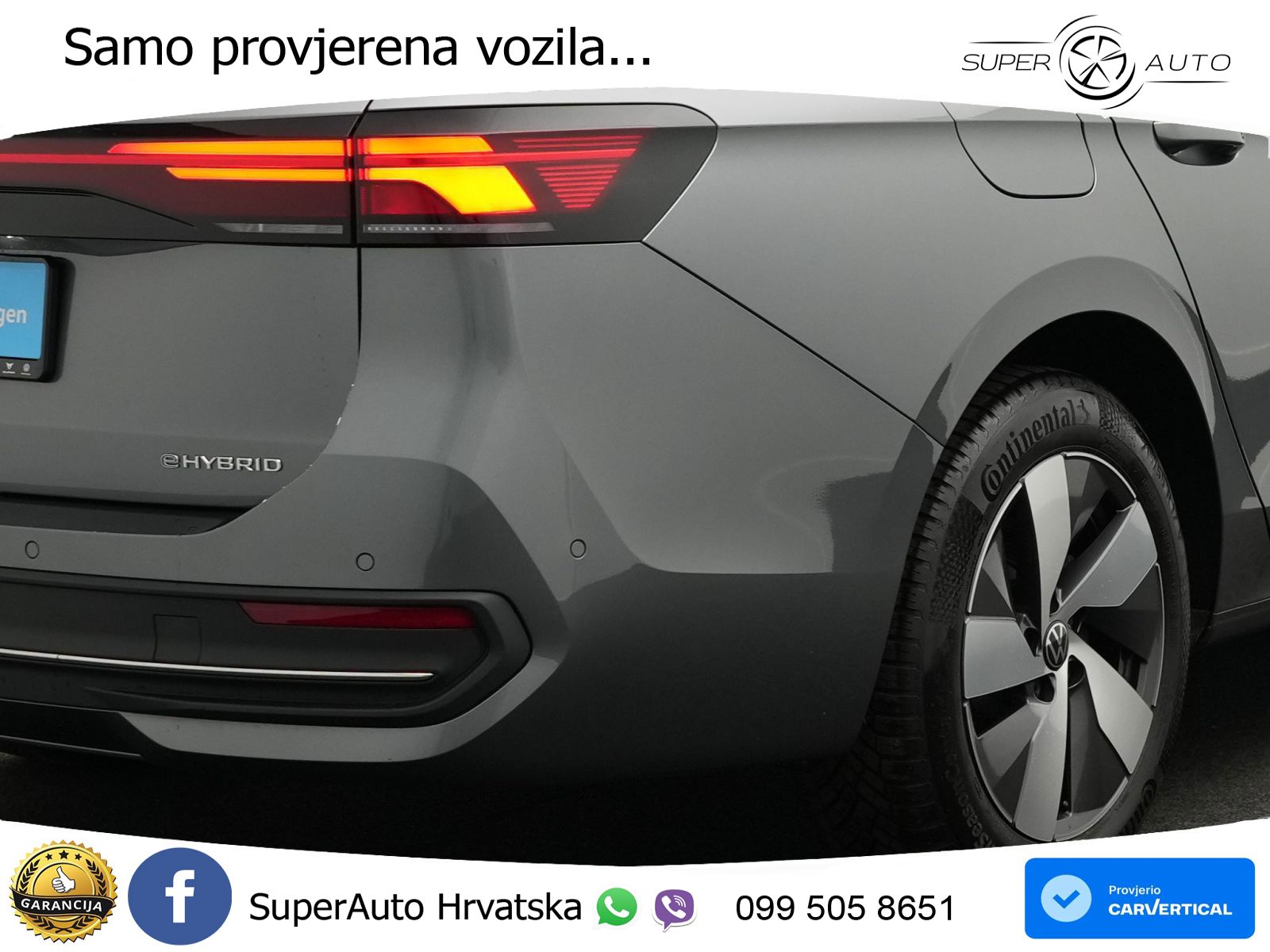 Volkswagen Passat Variant 1.5 TSI (204 KS) eHybrid DSG Business LED+GR SJED+ACC