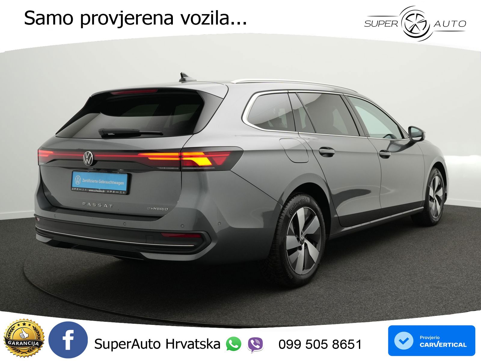 Volkswagen Passat Variant 1.5 TSI (204 KS) eHybrid DSG Business LED+GR SJED+ACC