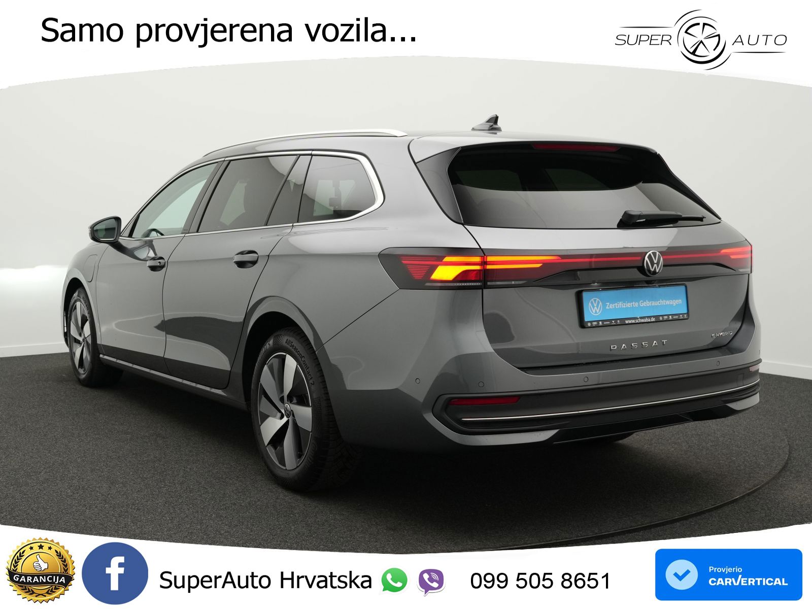 Volkswagen Passat Variant 1.5 TSI (204 KS) eHybrid DSG Business LED+GR SJED+ACC