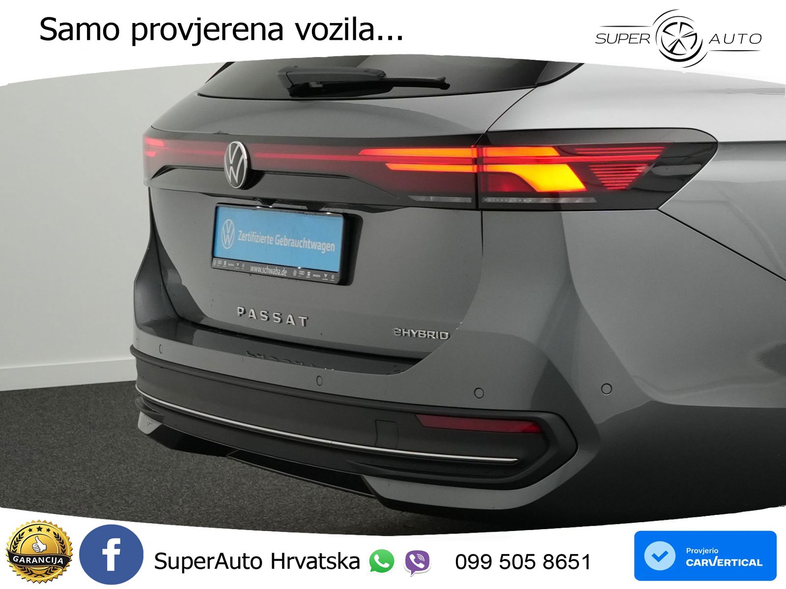 Volkswagen Passat Variant 1.5 TSI (204 KS) eHybrid DSG Business LED+GR SJED+ACC