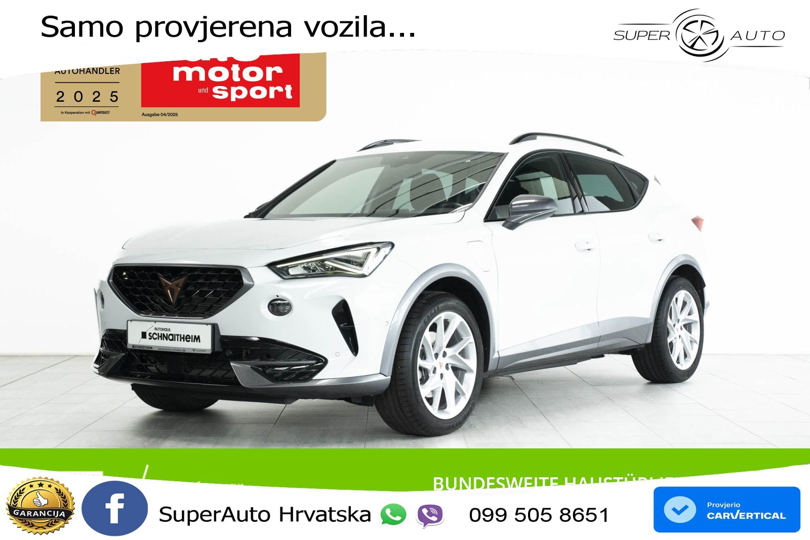 Cupra Formentor 1.4 TSI (204 KS) e-Hybrid DSG LED+GR SJED+ACC
