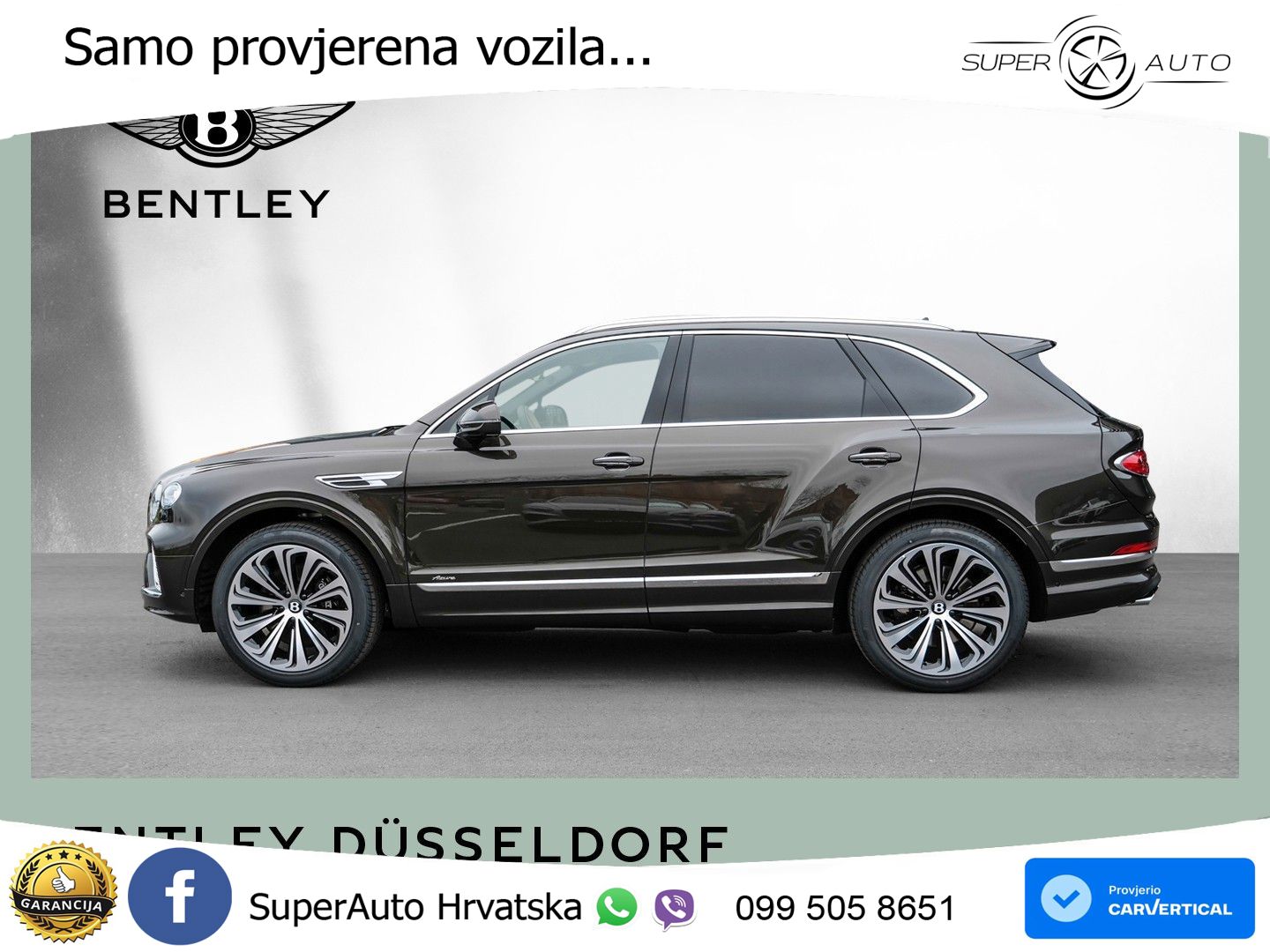 Bentley Bentayga EWB 4.0 V8 (550 KS) 4WD Automatic LED+GR SJED+ACC