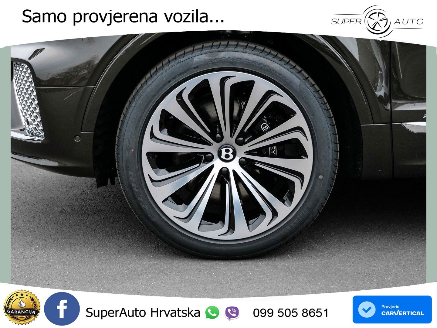 Bentley Bentayga EWB 4.0 V8 (550 KS) 4WD Automatic LED+GR SJED+ACC