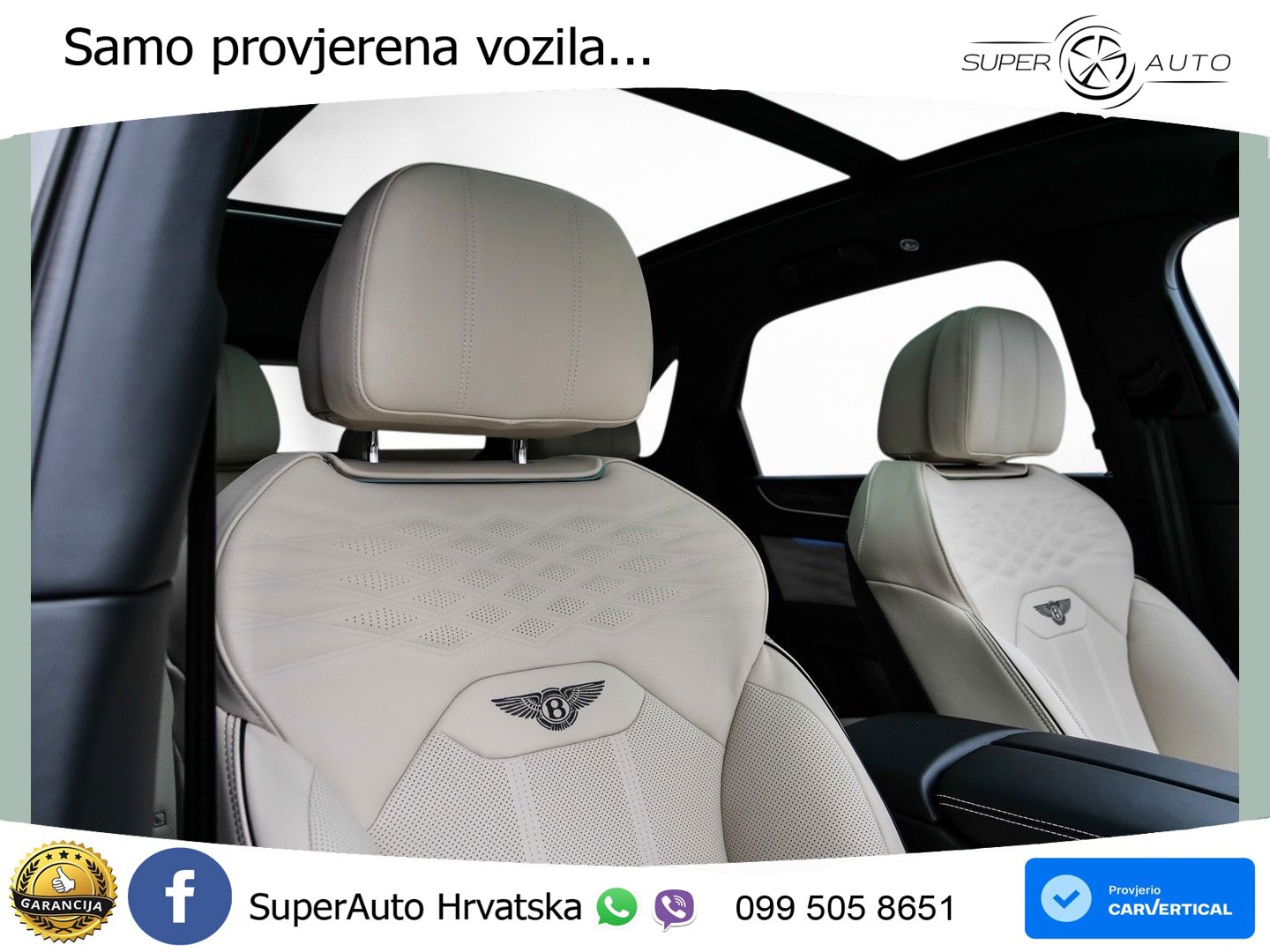 Bentley Bentayga EWB 4.0 V8 (550 KS) 4WD Automatic LED+GR SJED+ACC