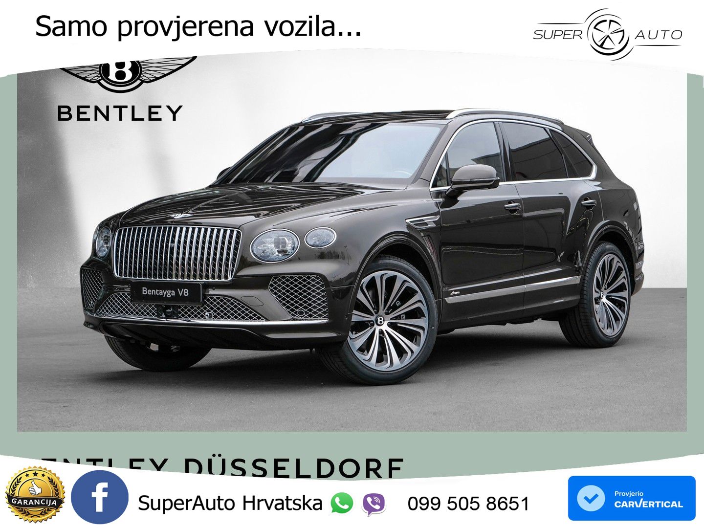 Bentley Bentayga EWB 4.0 V8 (550 KS) 4WD Automatic LED+GR SJED+ACC