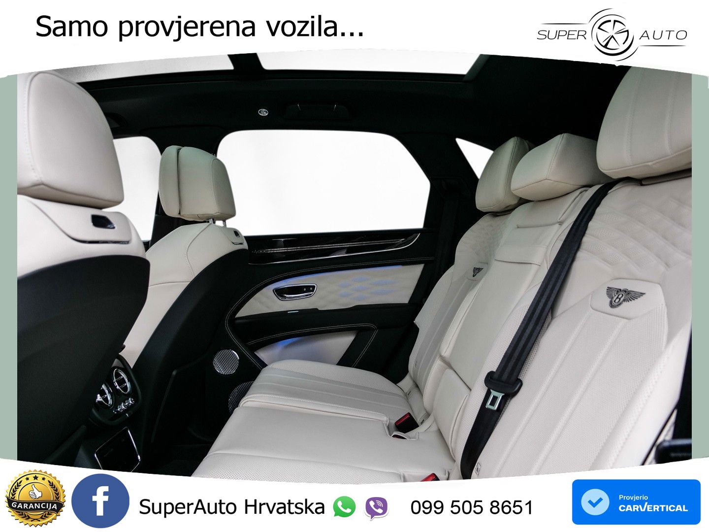 Bentley Bentayga EWB 4.0 V8 (550 KS) 4WD Automatic LED+GR SJED+ACC