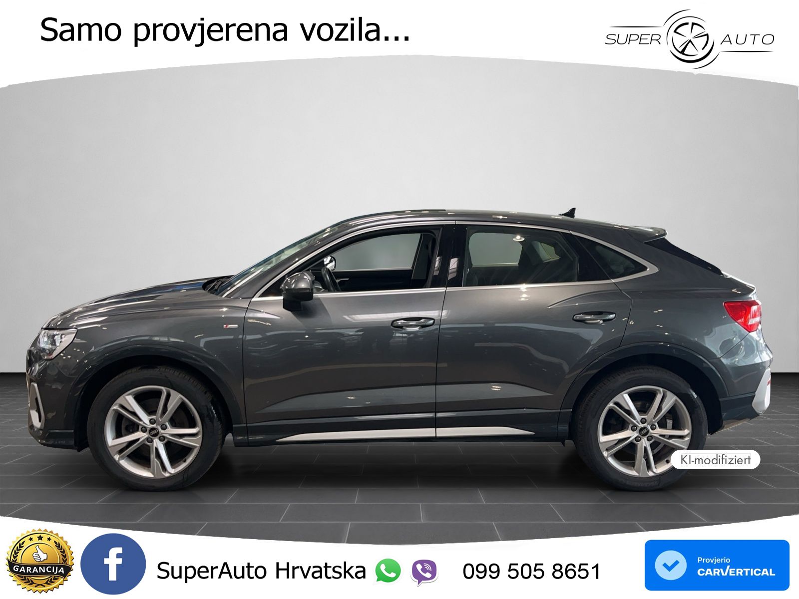 Audi Q3 Sportback 40 TDI (200 KS) quattro S tronic S line LED+GR SJED+ACC