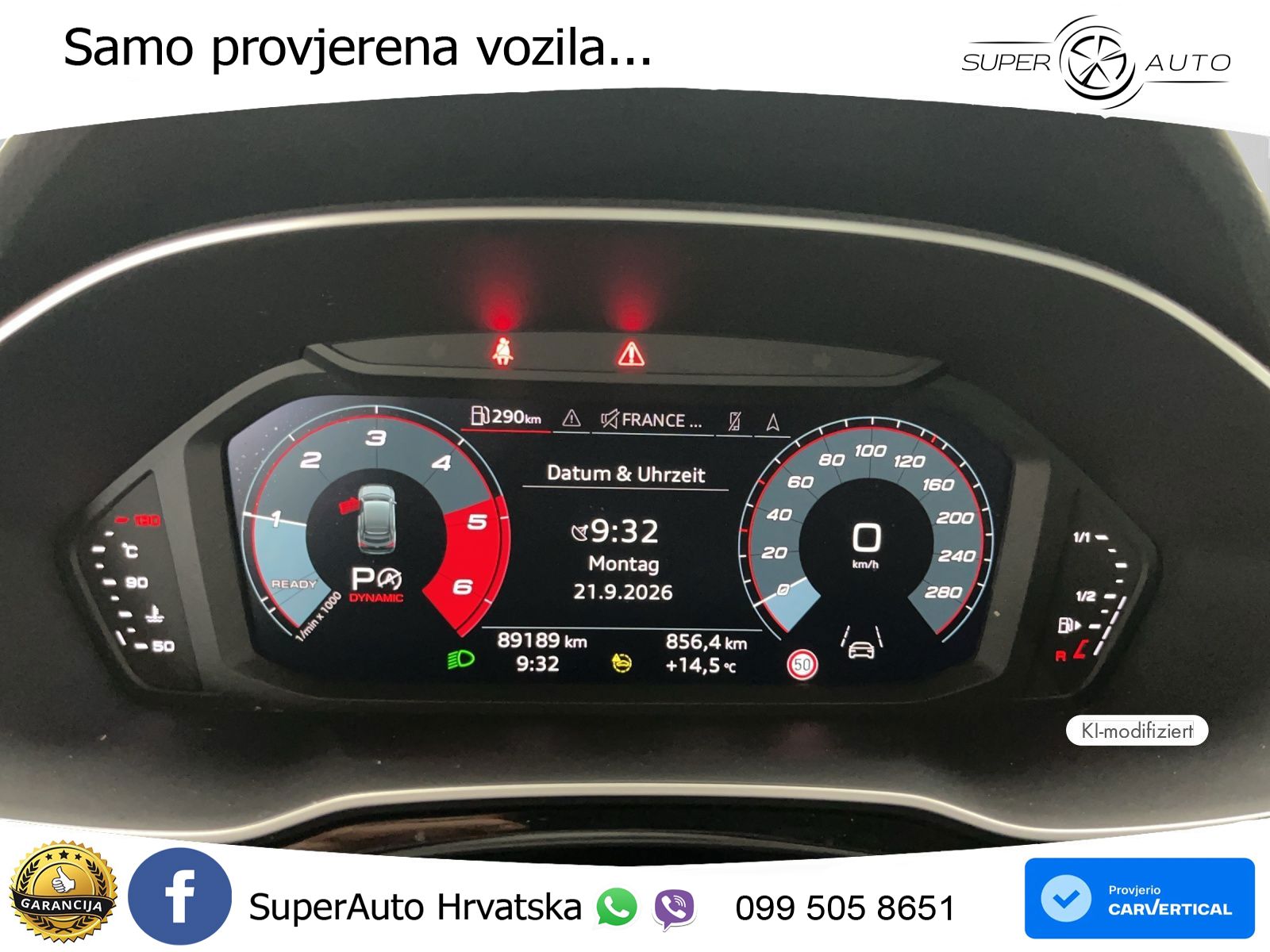 Audi Q3 Sportback 40 TDI (200 KS) quattro S tronic S line LED+GR SJED+ACC