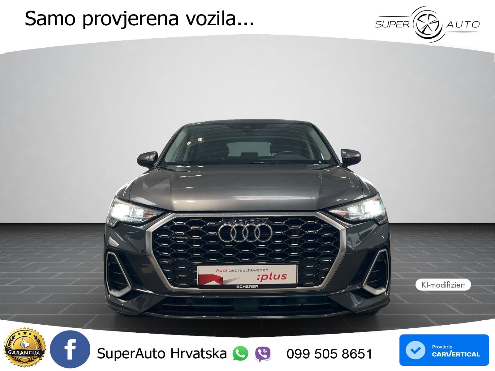 Audi Q3 Sportback 40 TDI (200 KS) quattro S tronic S line LED+GR SJED+ACC